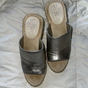 Vince Camuto Silver Women's Slide Sandals